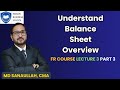 Understand The Balance Sheet Overview || Elements Of Balance Sheet L3 P3 I Md Sanaullah