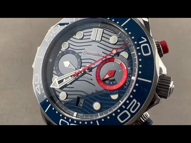 New OMEGA Seamaster Diver 300M America's Cup Chronograph is Race-Ready