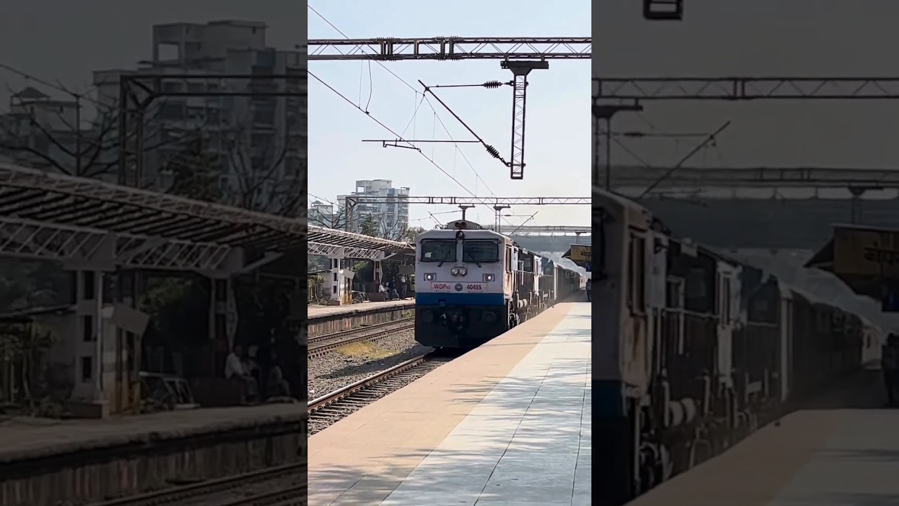 KJM WDP-4D Twins in BMTC livery in 16587 Yesvantpur - Bikaner Express | Indian Railways