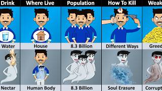 Human vs Soul - Comparison