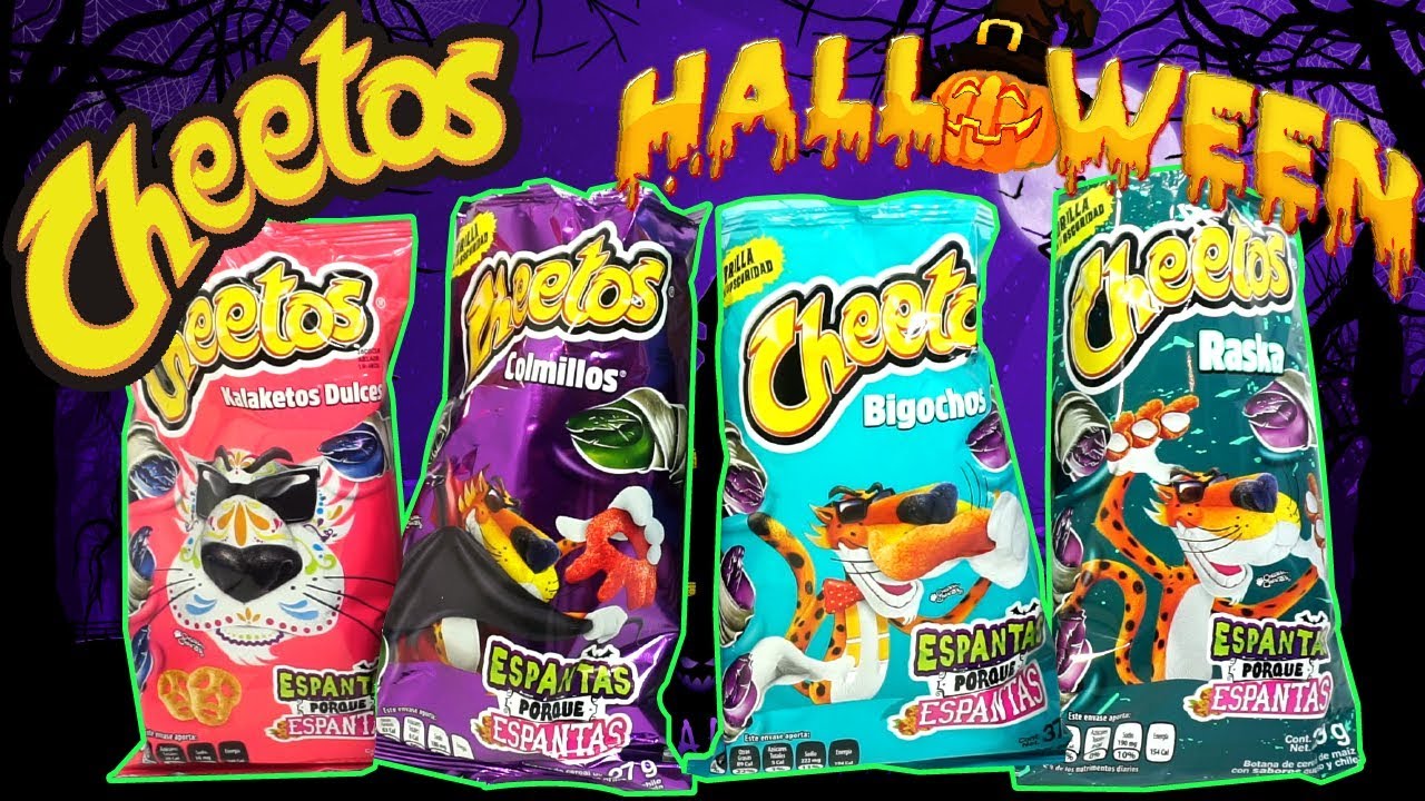 Cheetos de Halloween Que Brillan En La Oscuridad 😈👻💀🎃 YouTube