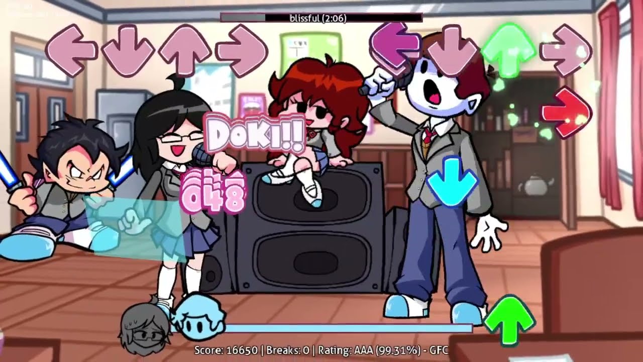 FNF เพลง Blissful Taeyai vs Nonsense (Welcome to the club, another member to meet)