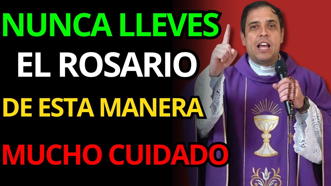 NUNCA TOMES EL ROSARIO ASÍ O ATRAERÁS LA OPRESIÓN | Padre Arturo Cornejo