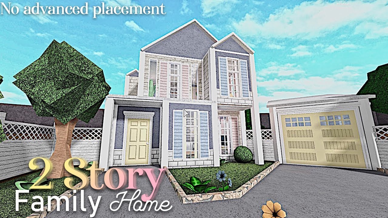 Bloxburg 2 Story Family House 20k Ideas