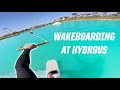 Wakeboarding at hydrous wakepark