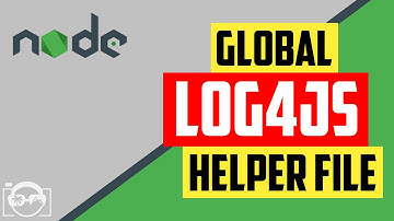 Log4js logging with global logger helper - Log4js in NodeJS