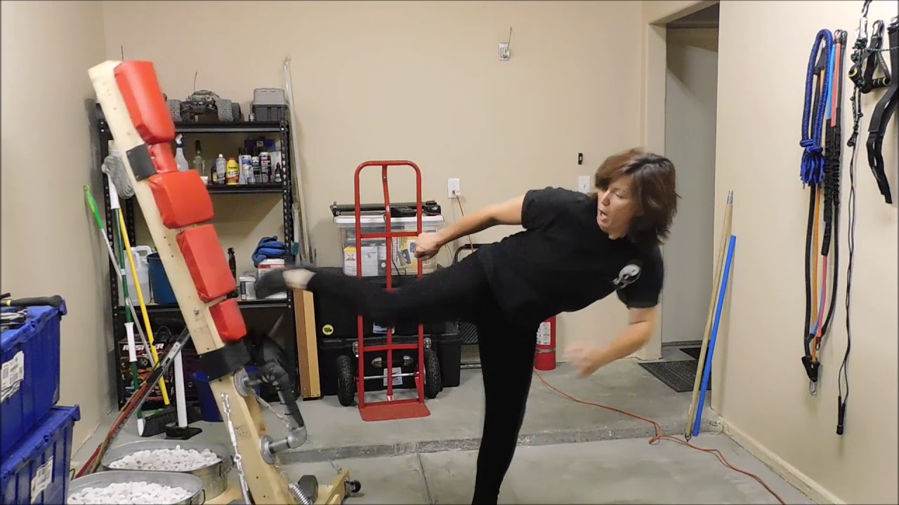 kickboxing practice dummy