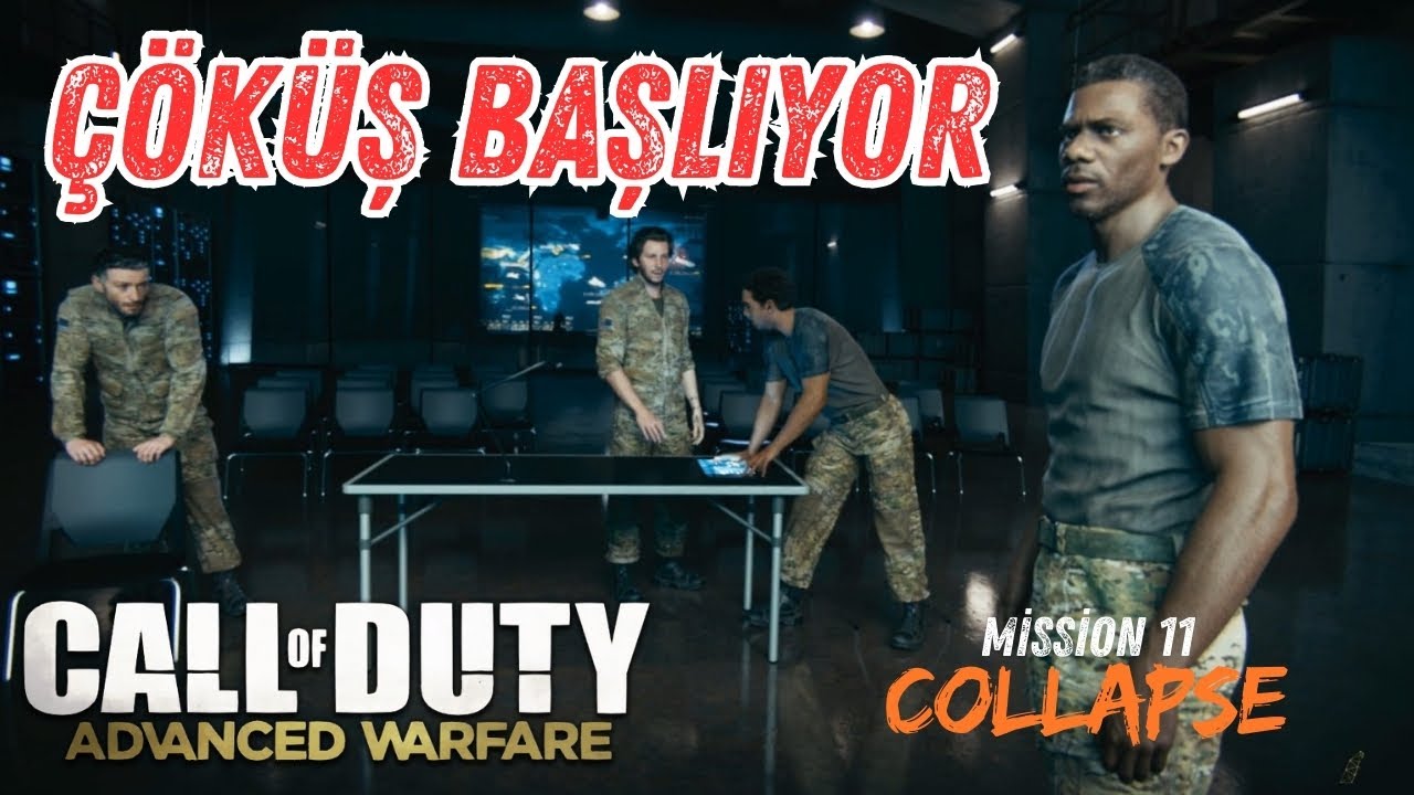 Call Of Duty Advanced Warfare - Çöküş Başlıyor - Mission 11 Collapse ...