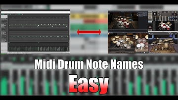 How to set up midi drum note names for any drum vst in Reaper EASILY