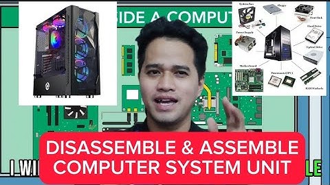 CSS NC II (MIGRATED) COC 1 PART 1 DISASSEMBLE AND ASSEMBLE COMPUTER SYSTEM UNIT #css #fypシ゚viral