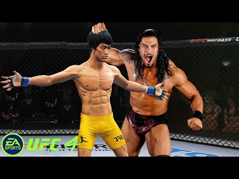 UFC4 Bruce Lee vs Roman Reigns EA Sports UFC 4 - Super Fight