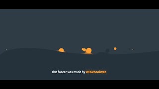 How to create a CSS Gooey footer