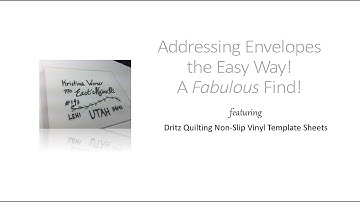 Addressing Envelopes the Easy Way--A Fabulous Find!  | Handmade Cards