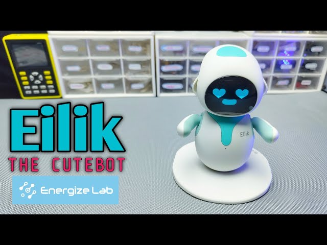 🤖INTRODUCING EILIK, the cutest robot companion for your setup!😍 #ei