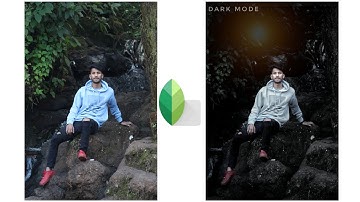 Snapseed- Atharv Raut Inspired | dark black tone photo editing tutorial Snapseed Tutorial