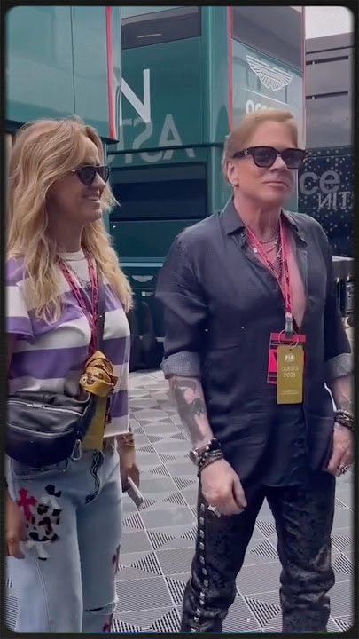 Axl Rose made a surprise appearance at the Hungarian Grand Prix #gunsnroses