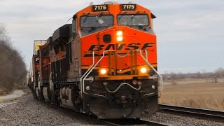 HD: Busiest Freight Railroad in America! BNSF's Marceline Mainline (Pt. 1)