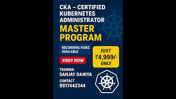 Become a Certified Kubernetes Administrator (CKA) in 2025 – Complete Master Program! #4999 #cka