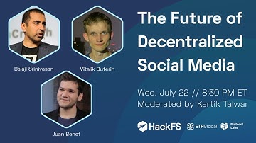 The Future of Decentralized Social Media w/ Balaji Srinivasan, Vitalik Buterin, Juan Benet