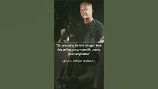 James Hetfield #motivation #metal #quotes #quote #metallica #katakatabijak #motivationalvideo