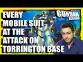Every mobile suit at the attack on torrington base gundam lore