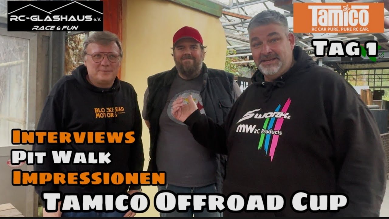 Volles Haus beim Tamico Offroad Cup Finale 2025 im RC Glashaus - Pit Walk mit Marco