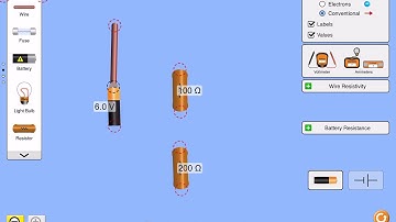 PhET circuit construction kit - building and measuring circuits