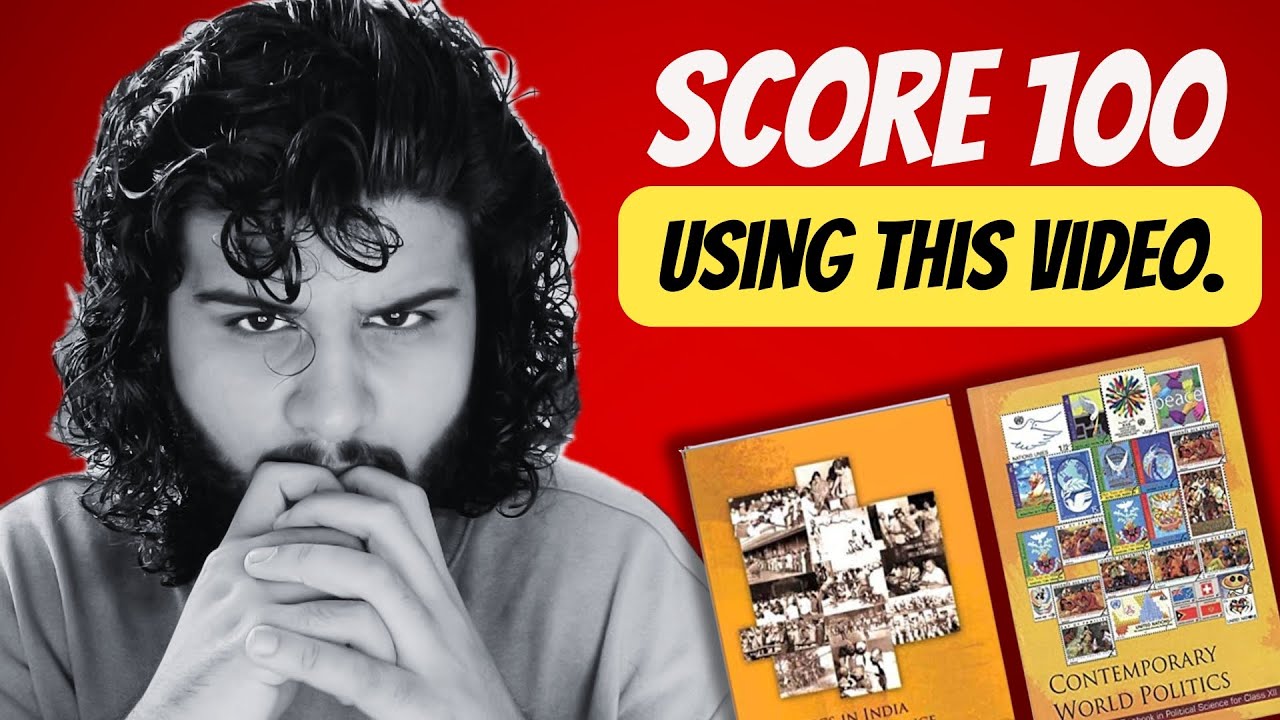 SECRET Way You Can Score 100 in POLITICAL SCIENCE 🔥 | 2025-26 Humanities Class 12