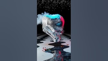 Smoke and fluid simulation. #ASMR #satisfying #3danimation #cgi #relaxing #nft #shorts