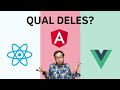 Angular vs React.js vs Vue.js - Qual framework frontend escolher para 2021?