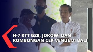 Jelang KTT G20, Jokowi Mengecek Kesiapan dan Kelengkapan Fasilitas Venue di Bali