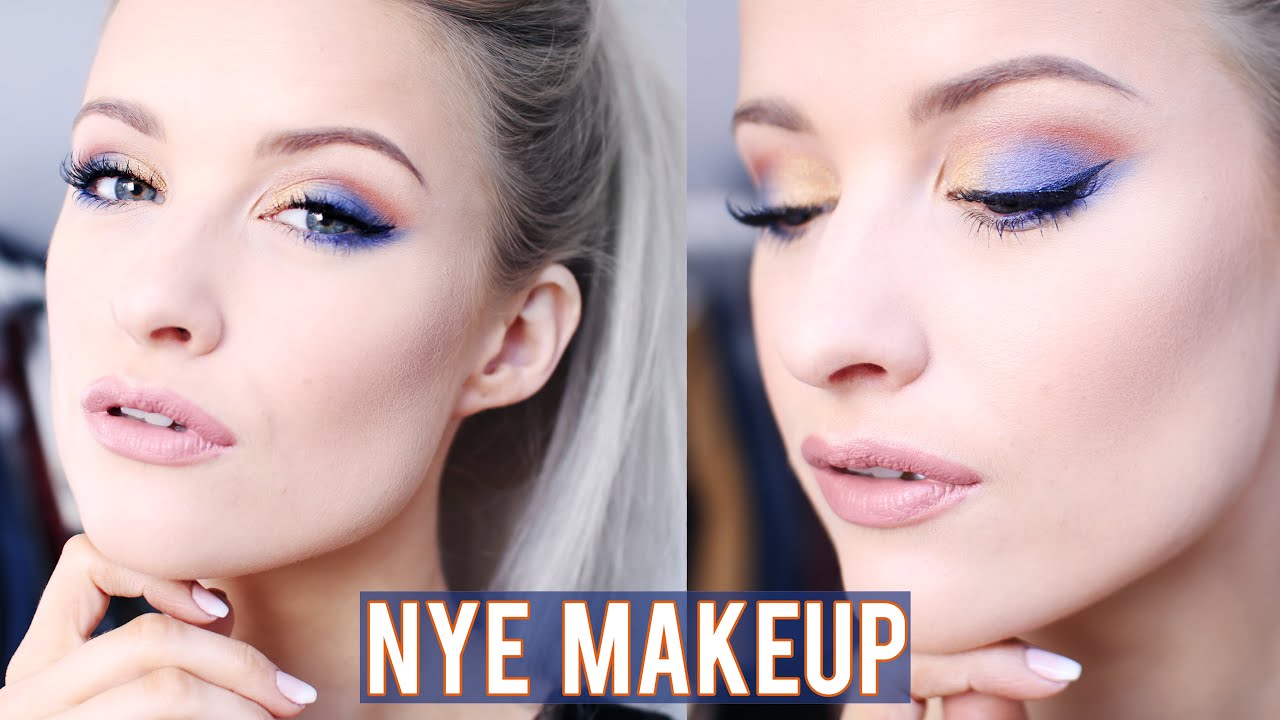 New Years Eve Bright Makeup Tutorial Inthefrow YouTube