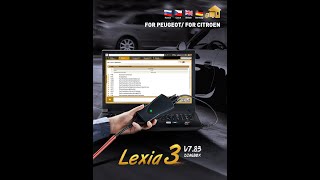 Lexia3 Diagbox v7.83 PP2000 921815C Full Chips Gold Edge for Citroen for Peugeot