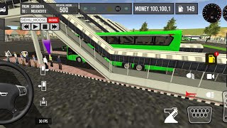 EURO BUS HEAVY LOAD😱💥💥💯#bussid #bussimulatorindonesia #gameplay #games  screenshot 3