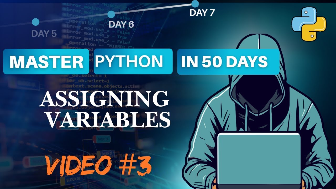 Python Tutorial #3 Assigning Variables - YouTube