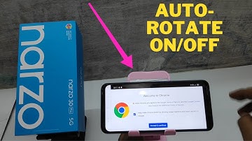 How to set auto rotation screen in REALME NARZO 30 pro | Realme Narzo  Enable/Disable Auto rotation