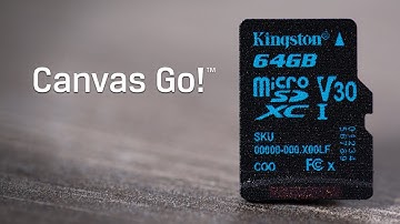 Cartões Micro SDHC/SDXC UHS-I Classe 10 - Canvas Go! - Kingston Technology