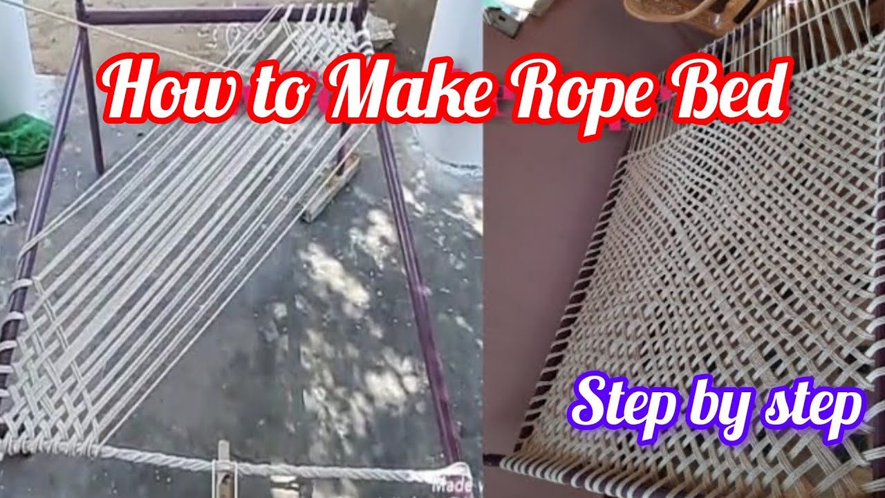 DIY Village Rope Bed Tutorial (Kayiru Kattil Kattum Murai)