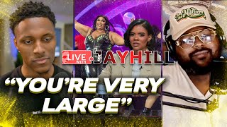 "You're Very Large" | Candace Owens Goes Off On Lizzy About Her Size | Jay Hill Podcast