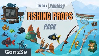 Cozy Fishing Gear Pack [Unity, Unreal Engine]