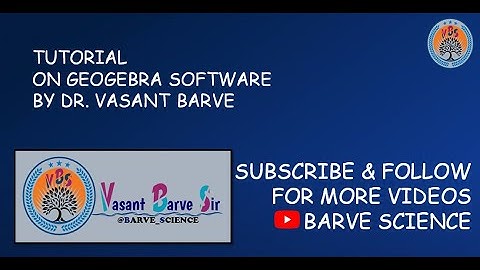 Introduction To Point On Geogebra - Barve Science