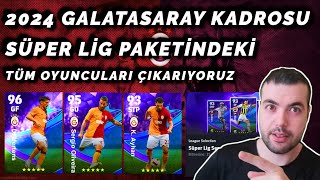 ÖZEL KARTLARLA 2024 GALATASARAY KADROSU 🔥 SÜPER LİG PAKET AÇILIMI ve SON GS KADROSUNA BAKIN