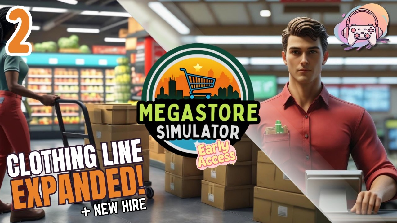 Отдел одежды РАСШИРЕН! + Новый сотрудник | Megastore Simulator EA #2