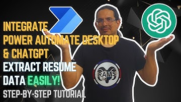 How to Integrate Power Automate Desktop and ChatGPT: Gather key information from Candidate Resumes