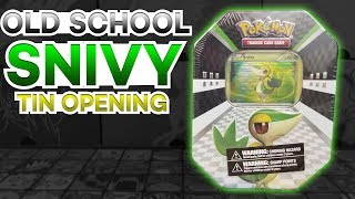 AMAZING OLD SCHOOL POKEMON TIN! ORIGINAL Snivy Tin | Call of Legends Supreme Victors HGSS Triumphant