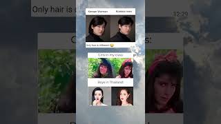 Girls in class vs boys in thailand be like 😂🤣