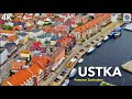 Ustka I Polska I Poland I Pomorze Zachodnie I Z lotu ptaka I 4K