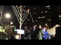 Coach David Blatt of the Cleveland Cavaliers Lights The Menorah In Downtown Cleveland Public Square