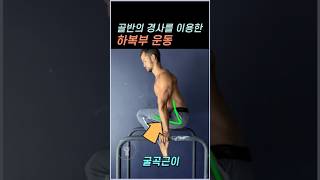 골반의 경사를 이용한 하복부 운동