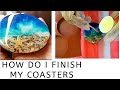 Step by Step procedure on finishing my Coasters for Beginners | Requested video |  Resin art